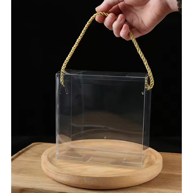1pc Transparent Portable Box New Year Birthday Party Baking Cookies Cake Boxes Packaging Decoration(1278L) - Image 11