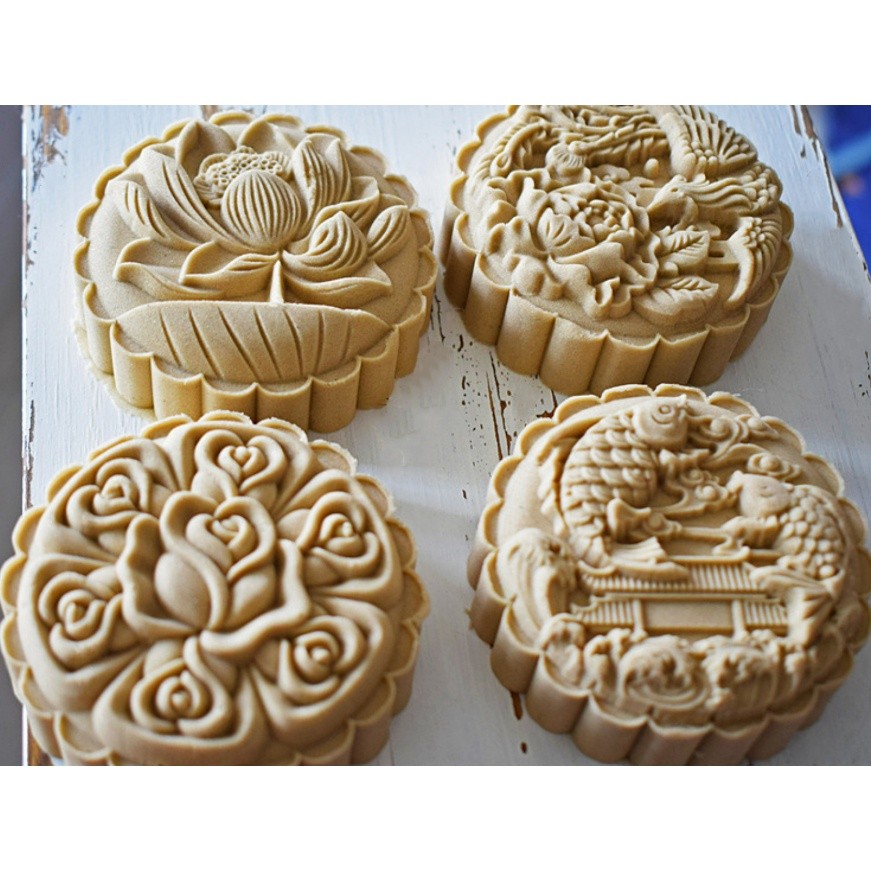 150g Hand-made New Product Original 3D Thick Moon Cake Mold Manually Pressed Various Styles and Models月饼模具(2211L) - Image 8