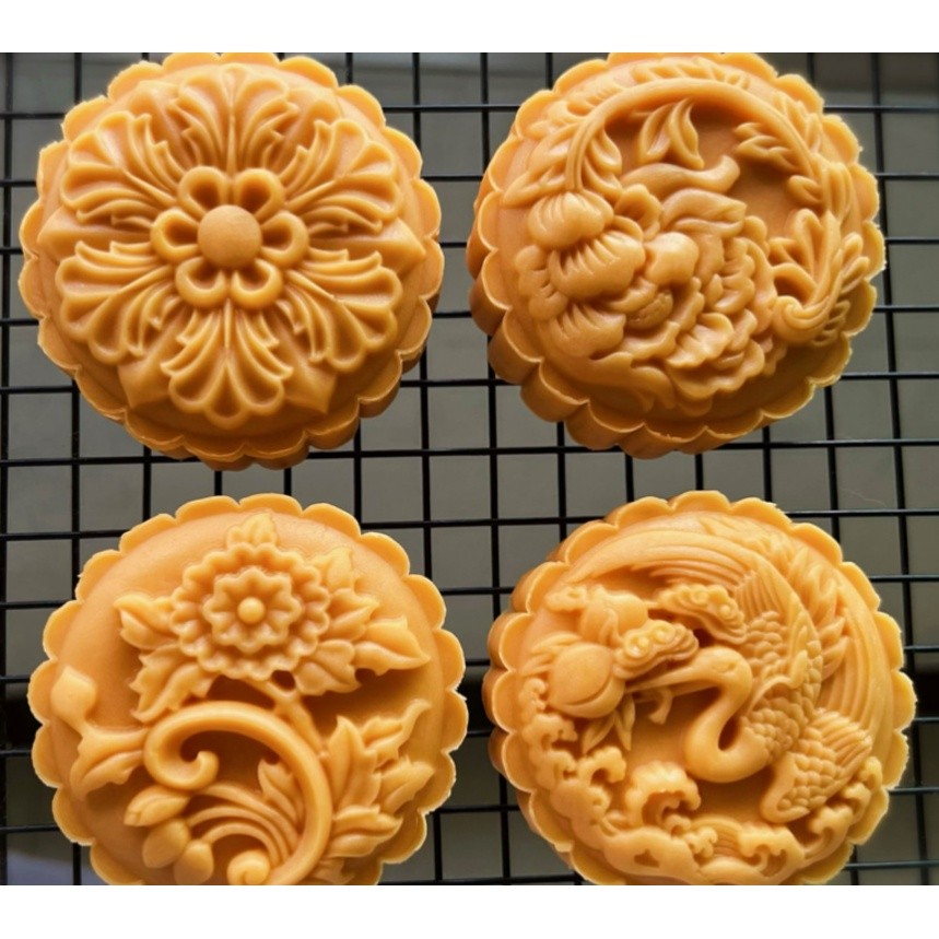150g Hand-made New Product Original 3D Thick Moon Cake Mold Manually Pressed Various Styles and Models月饼模具(2211L)