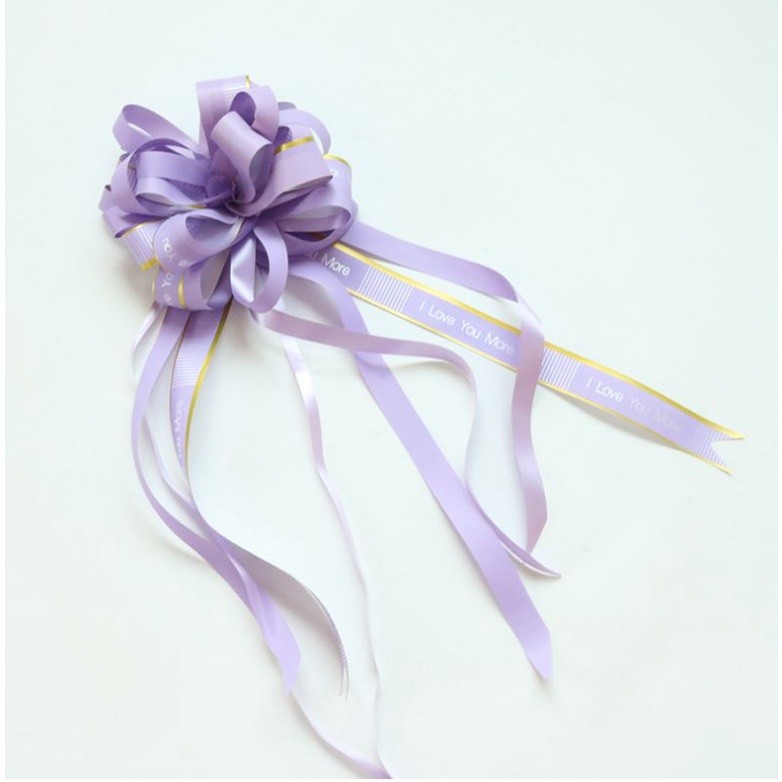 1pcs 5cm New Design Pull Bow Ribbons for Gift Packing Romantic Wedding Birthday Party Home Car Decor(713L) - Image 4