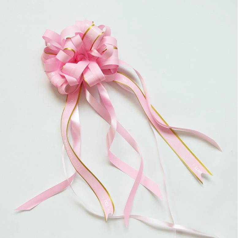 1pcs 5cm New Design Pull Bow Ribbons for Gift Packing Romantic Wedding Birthday Party Home Car Decor(713L) - Image 3