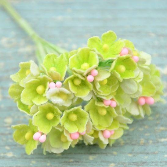 8 pieces DIY mini artificial rose paper flower bouquet wedding wreath decoration accessories artificial flower (626L) - Image 5