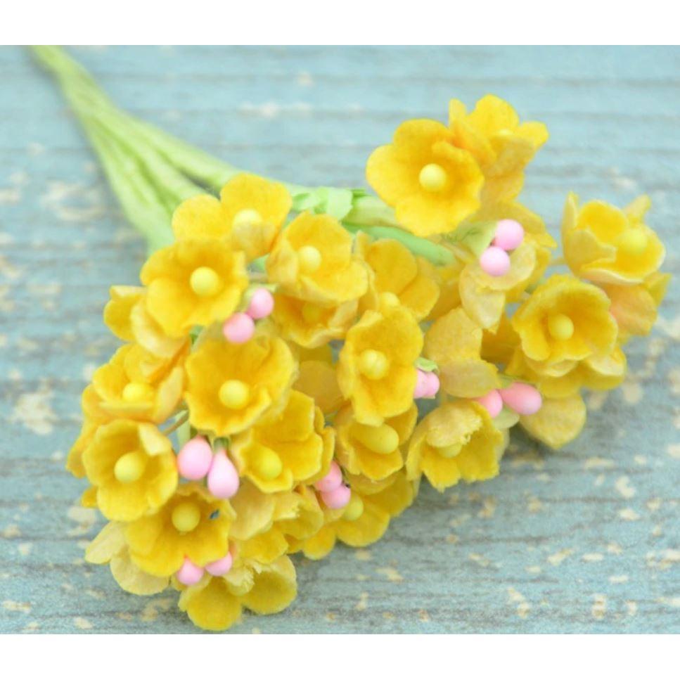 8 pieces DIY mini artificial rose paper flower bouquet wedding wreath decoration accessories artificial flower (626L) - Image 13